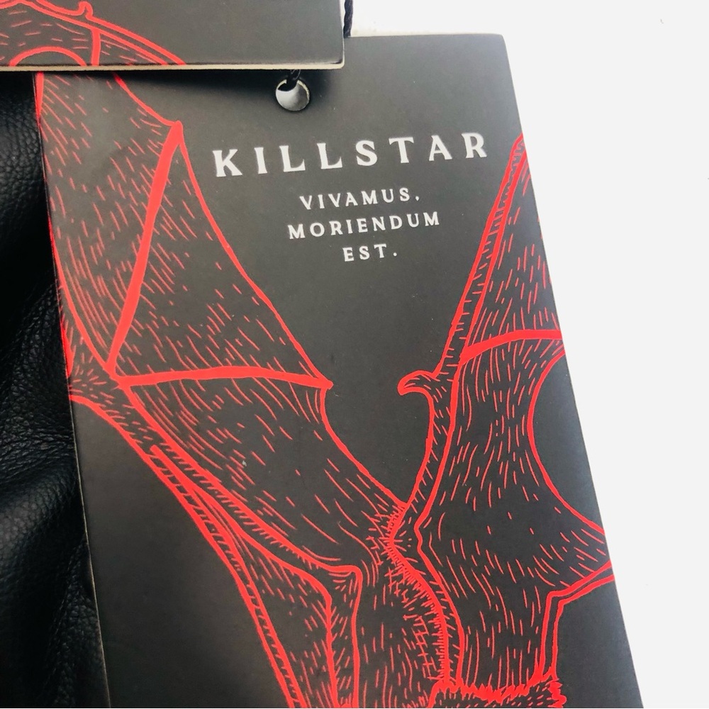 Killstar Black Embellished studded Cut Out Crop Alisse Bralet Top SZ S. G1 - Picture 7 of 13